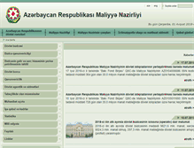 Tablet Screenshot of maliyye.gov.az